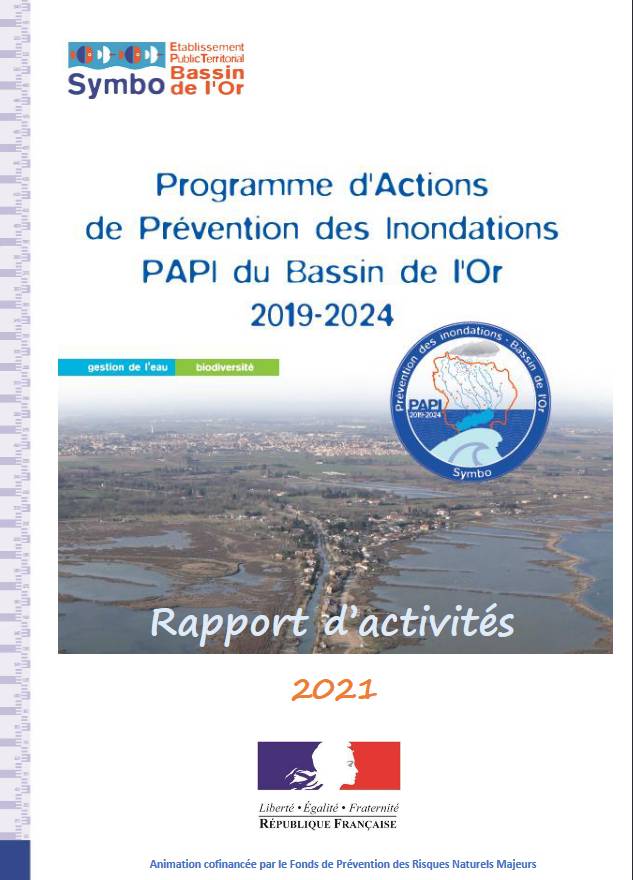 Rapport activites papi or symbo 2021 page de garde