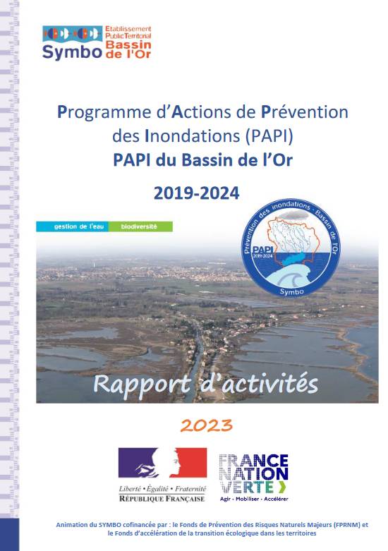 Rapport activites papi or symbo 2023 page de garde