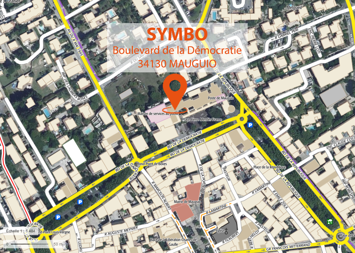 Emplacement symbo mauguio