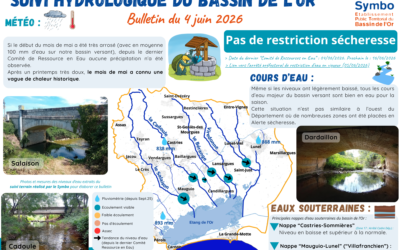 Suivi hydrologique du bassin de l’Or – 04 JUIN 2026