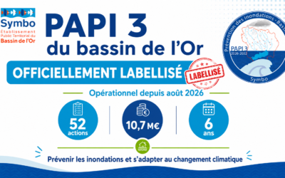 Le PAPI 3 du bassin de l’Or officiellement labellisé